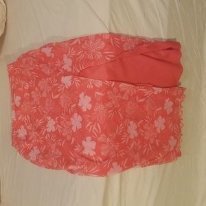 Full Tilt Hawaiian Mesh Midi Skirt